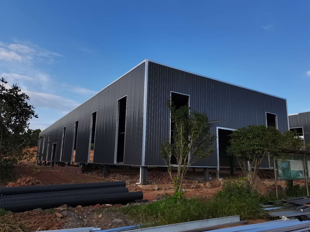 Hot-dip Galvanized Prefabricated Steel Structure Metal Material Warehouse Building For Workshop