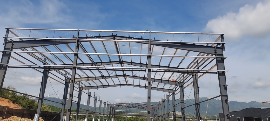 Hot-dip Galvanized Prefabricated Steel Structure Metal Material Warehouse Building For Workshop