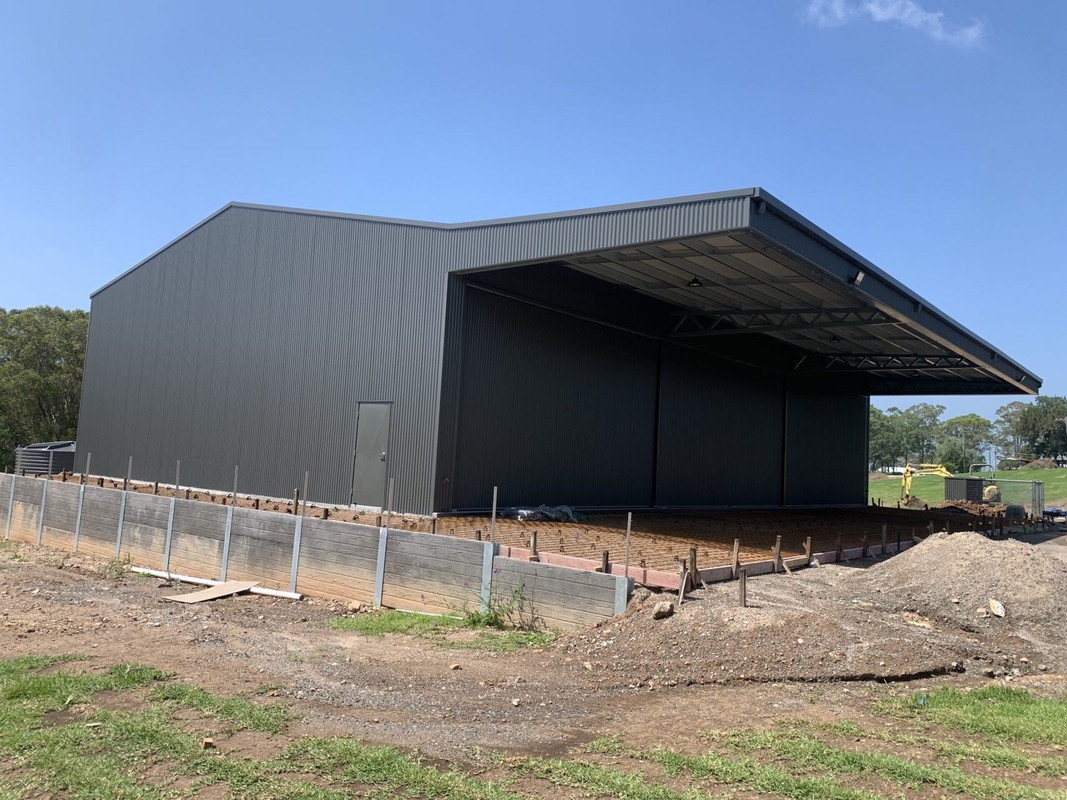 Environmentally Friendly Galvanized Steel Structure Easy To Install Garden Farm Storage Tool House Warehouse