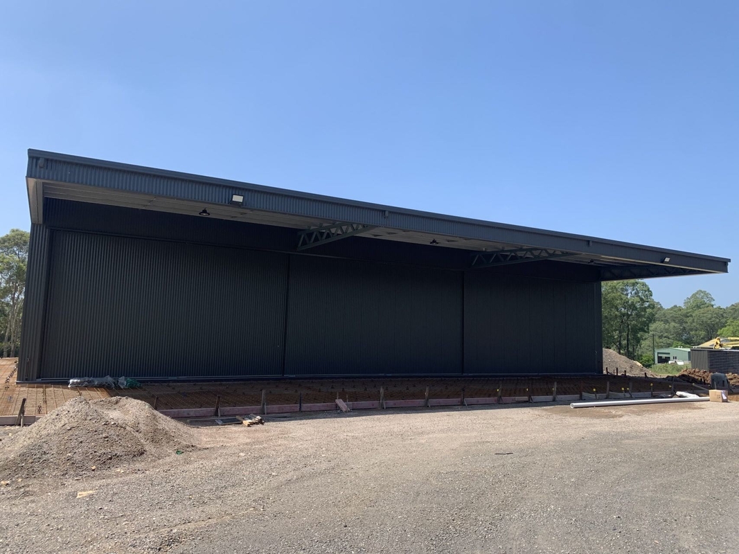 Environmentally Friendly Galvanized Steel Structure Easy To Install Garden Farm Storage Tool House Warehouse