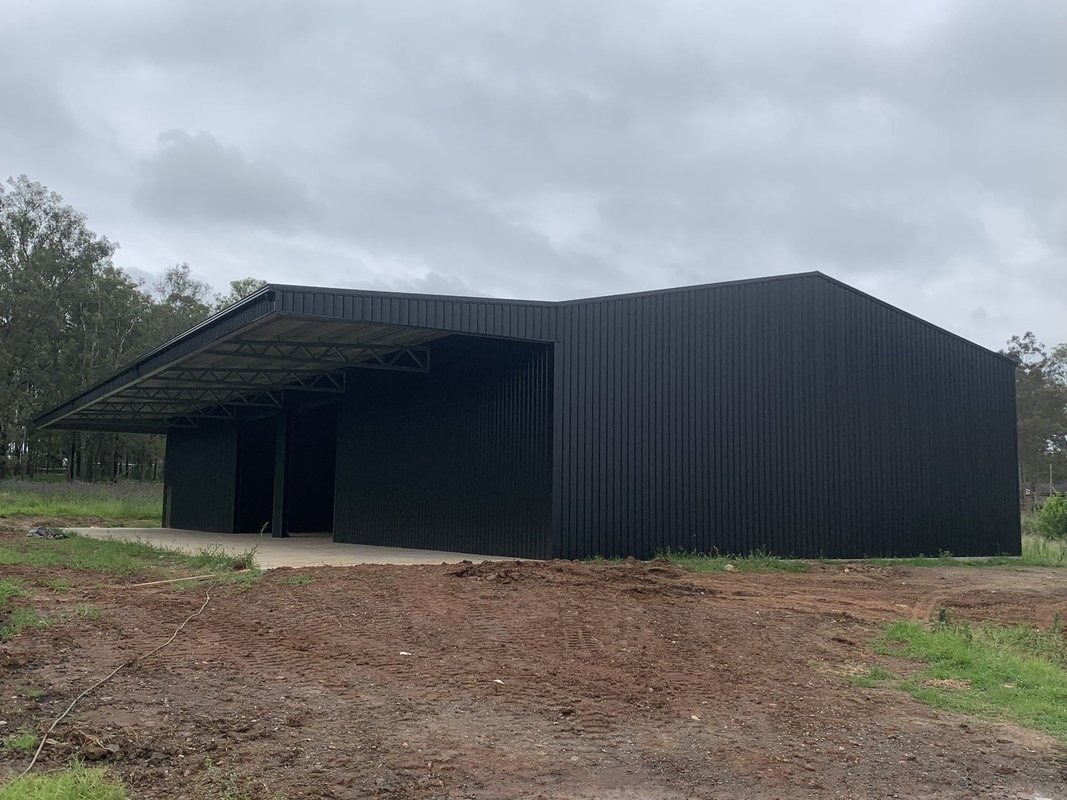 Environmentally Friendly Galvanized Steel Structure Easy To Install Garden Farm Storage Tool House Warehouse