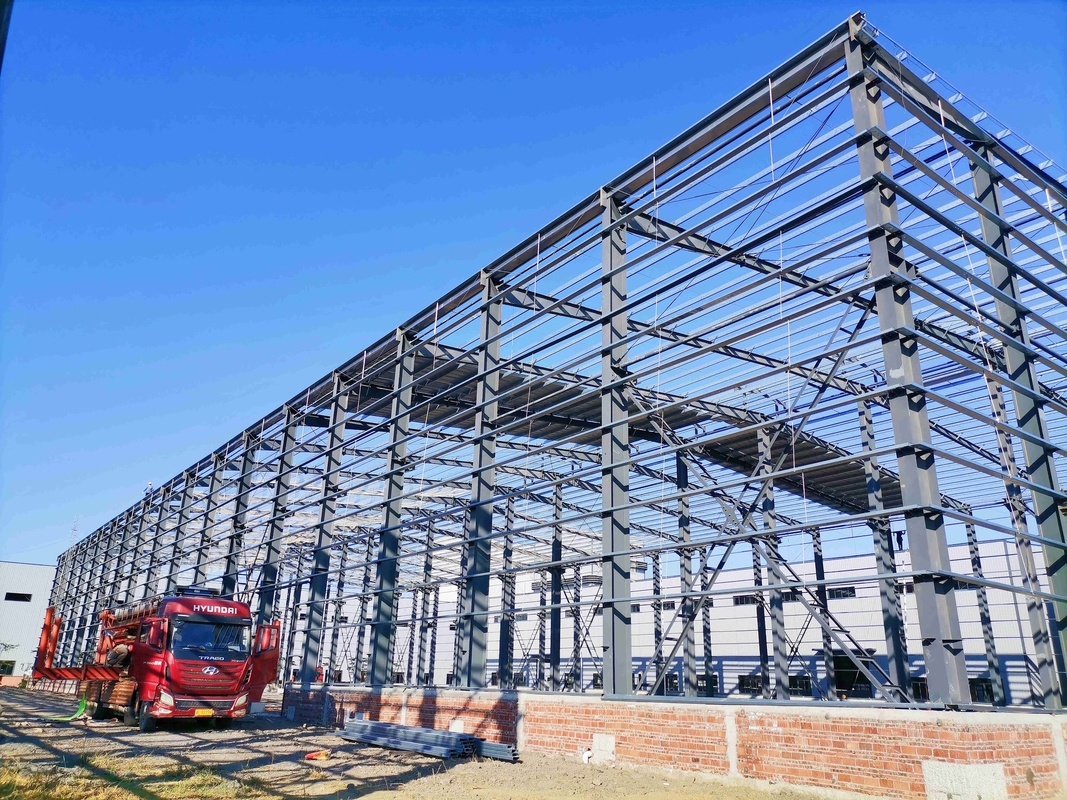 High Quality Light Steel Structure Factory Building Frame For Industrial Production Building Warehouse