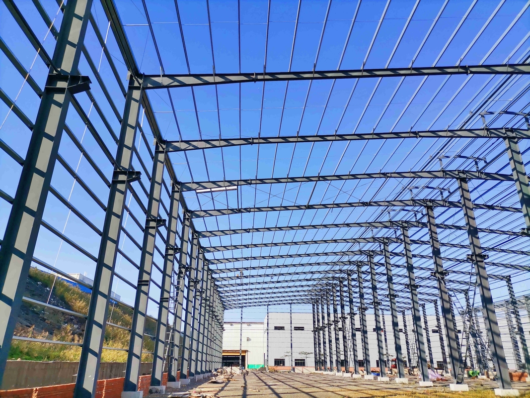 High Quality Light Steel Structure Factory Building Frame For Industrial Production Building Warehouse