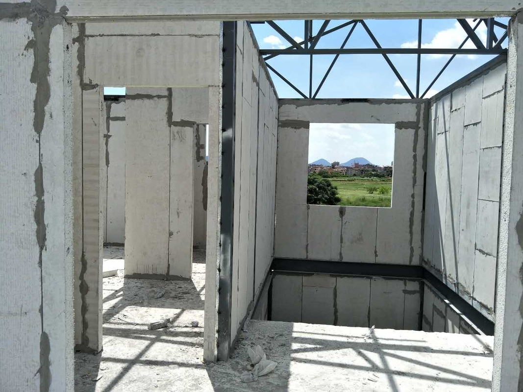 Light Steel Frame Keel Of Steel Structure Prefabricated Luxury Villa Two Storey Prefab House