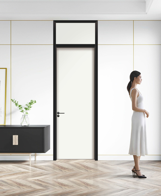 Light Luxury And Elegant Carbon Crystal Room Door Sound Insulation , Moisture-Proof And Heat Preservation