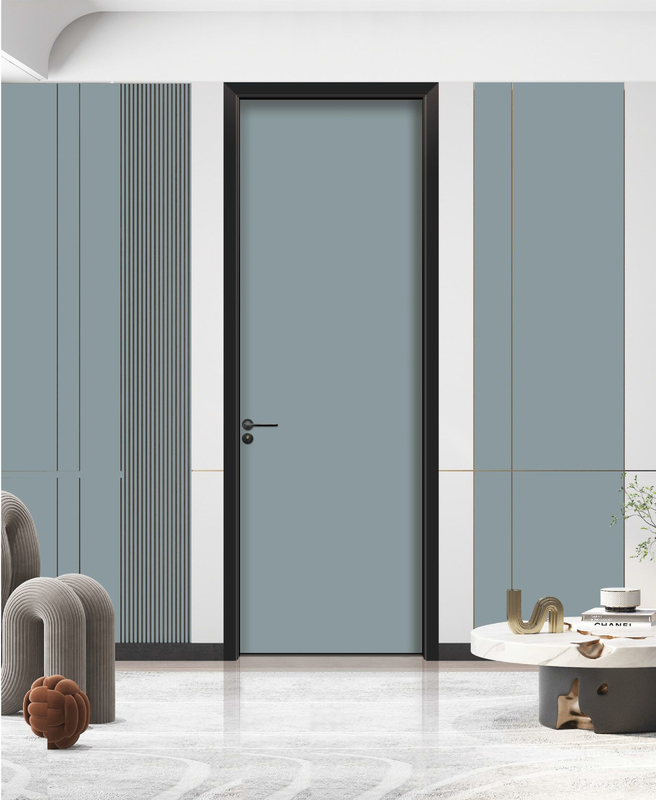Light Luxury And Elegant Carbon Crystal Room Door Sound Insulation , Moisture-Proof And Heat Preservation