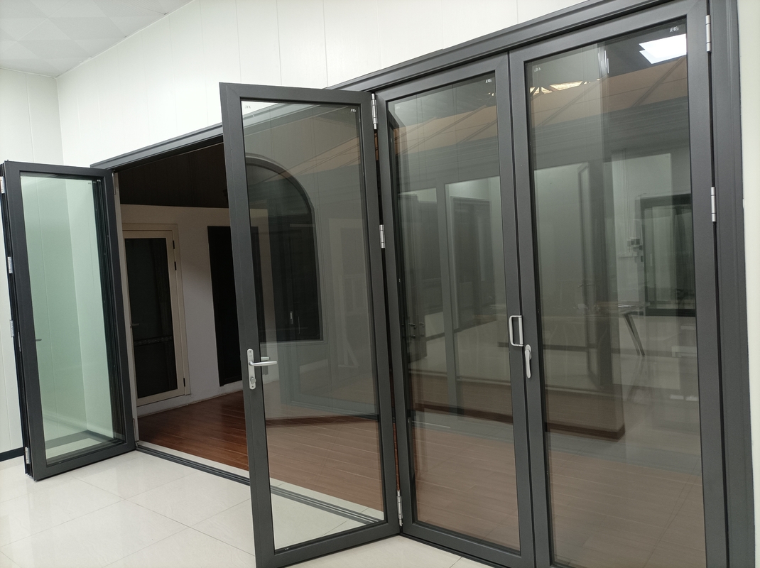 65 Series Anti-Pinch Folding Door For Private Residences , Villas , Commercial Areas , Offices