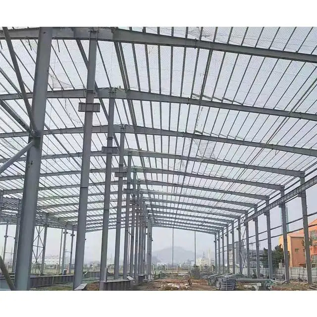Low Carbon Steel Q355B Steel Structure Buildings  With Concrete Foundation Type