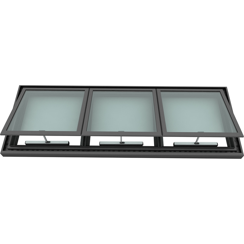 Double Glazed Aluminum Electric Skylight Roof For Hospital Restaurant Hotel House Terrace Roof