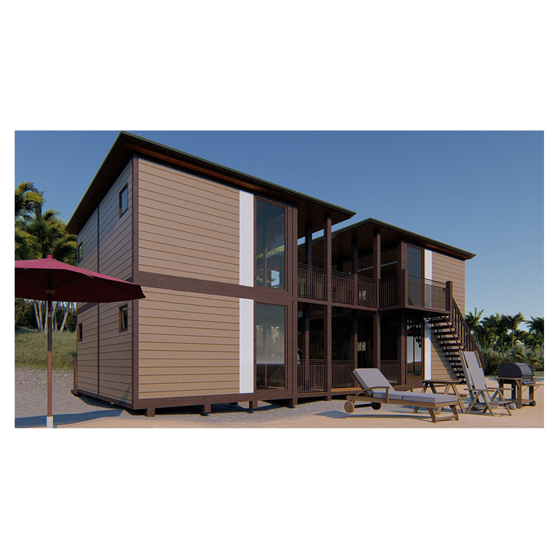 Prefabricated House For Villa High Quality Light Steel Easy Assemble 2 Storey