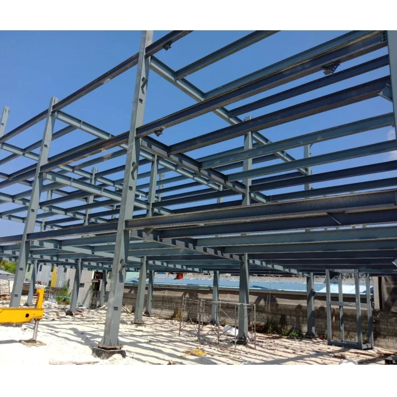 High Fire Resistance Prefab Steel House For OEM 100/50 Mm ALC Panel / WPC Board / Fibre Cem External Wall Included