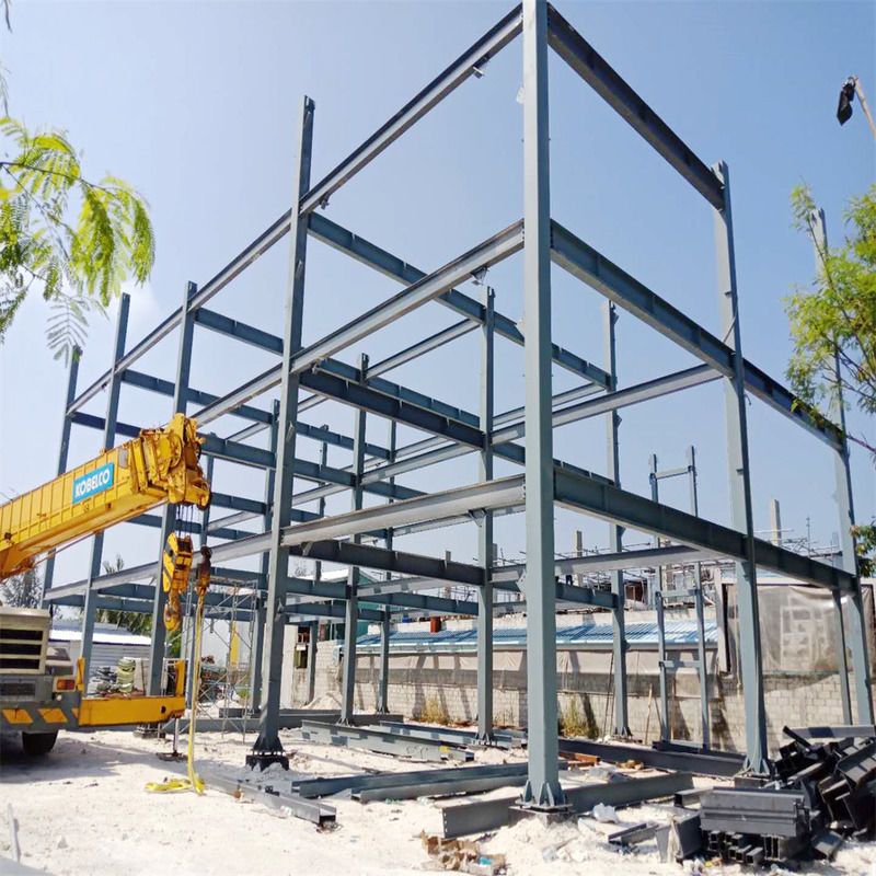 Customizable Steel Constructed Workshop with Painted Surface and C-Section Steel Purlin