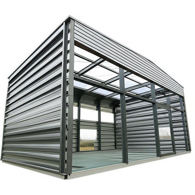 SGS Certified Light Steel Structure Building with Long Lifespan ≥50 Years and High-Quality Q235/Q345 Steel for Customizable Projects