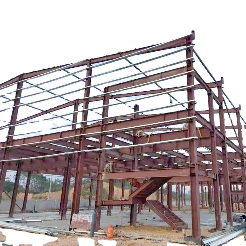SGS Certified Light Steel Structure Building with Long Lifespan ≥50 Years and High-Quality Q235/Q345 Steel for Customizable Projects