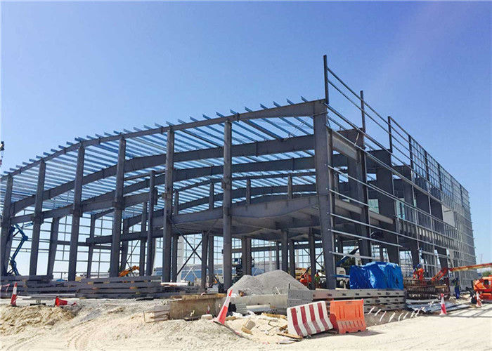 One Storey Industrial Space Metal Buildings , Metal Frame Workshop Eco Friendly