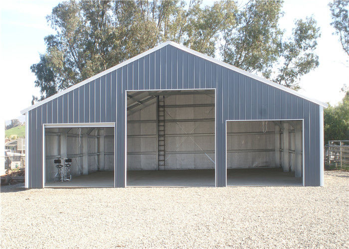 High Strength Storage Steel Garage Buildings For Warehouse & Workshop