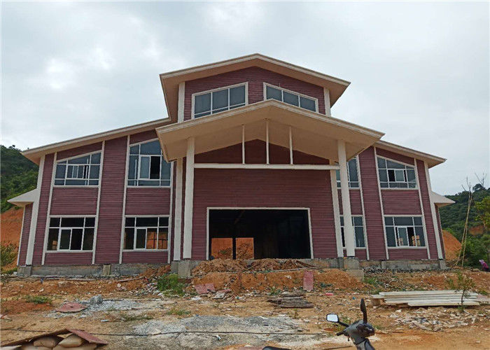 Customized Size Light Steel Frame Houses Filled In Concrete For Wall
