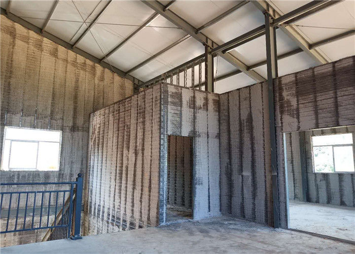 Customized Size Light Steel Frame Houses Filled In Concrete For Wall