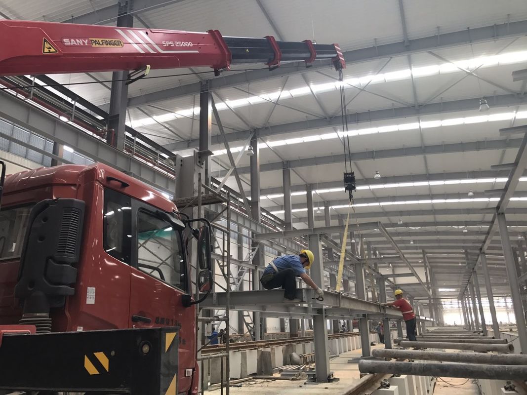 H Section Steel Structure Platform For Subway Floor Deck 1.0mm