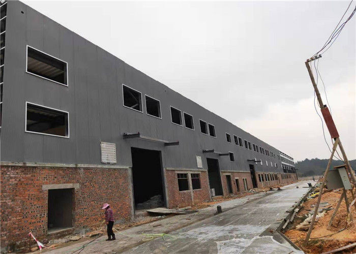 Q235 Steel Workshop Buildings Two Floor Pre Engineered Metal Building Structure