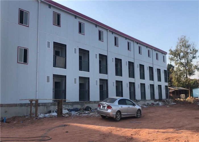 High Rise Prefab T House Dormitory Building For Worker / School