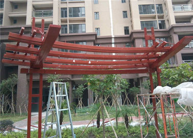 Professional Light Steel Frame Construction For Garden Pergola Gazebo ISO Approval