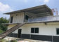 One And A Half Floor Steel Frame Small House / Light Steel Prefab House With Balcony