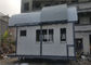 Curved Roof Sandwich Panel Prefab Steel House / Metal Frame House With Base