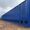 Blue Sheet Wall Q345 Prefabricated Steel Structures With Office